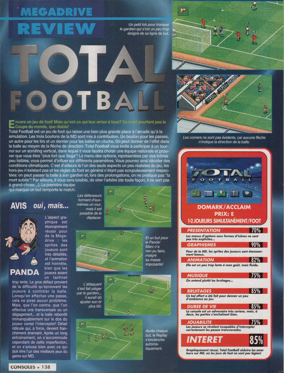 AllmightoFranky's tweet photo. #Nostalgeek on continue de lire le #ConsolesPlus 49 de décembre 1995!Du foot avec les tests de #TotalFootball sur #Megadrive et #90minutes sur #Snes,puis sur #playstation bagarre avec #PowerInstinct2!! #retro #retrogaming #oldschool #80s #90s 1/5 https://t.co/4I1Qz31g18