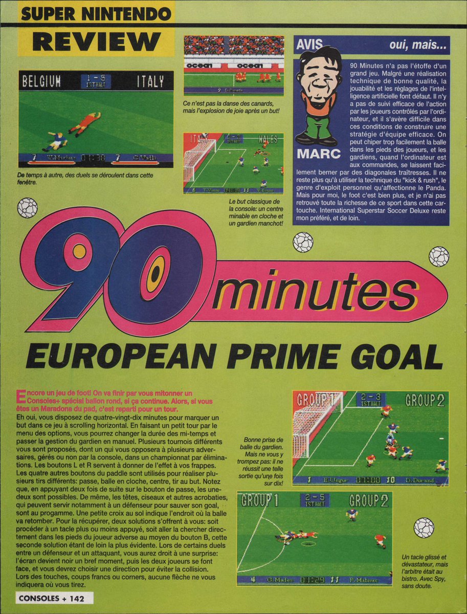 AllmightoFranky's tweet photo. #Nostalgeek on continue de lire le #ConsolesPlus 49 de décembre 1995!Du foot avec les tests de #TotalFootball sur #Megadrive et #90minutes sur #Snes,puis sur #playstation bagarre avec #PowerInstinct2!! #retro #retrogaming #oldschool #80s #90s 1/5 https://t.co/4I1Qz31g18