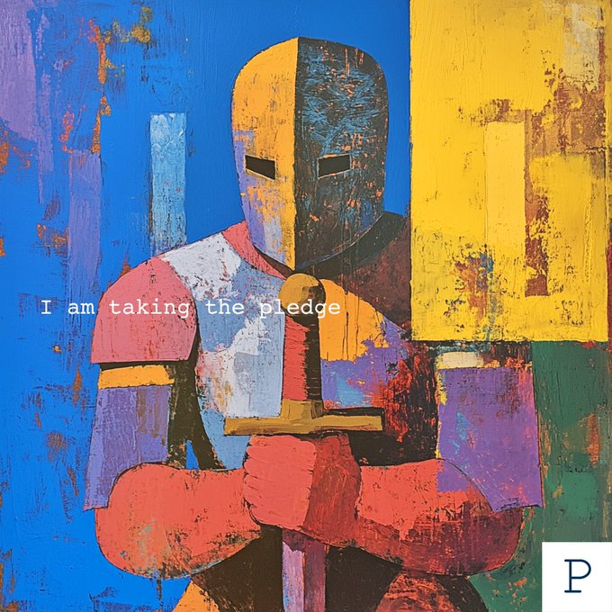 Welcome to all the new pledgers! 🤝

You are early. 

There are still a few hours to take the $PLEDGE on week 1!