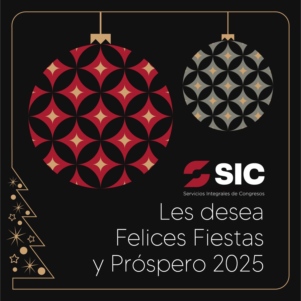 🎄En estas fechas tan especiales, desde SIC Congresos queremos expresar nuestro más sincero agradecimiento por su confianza y apoyo.
Les deseamos una Navidad llena de alegría, amor y momentos inolvidables.
¡Felices Fiestas y Próspero Año Nuevo!💫

#fase20congresos #Navidad2024