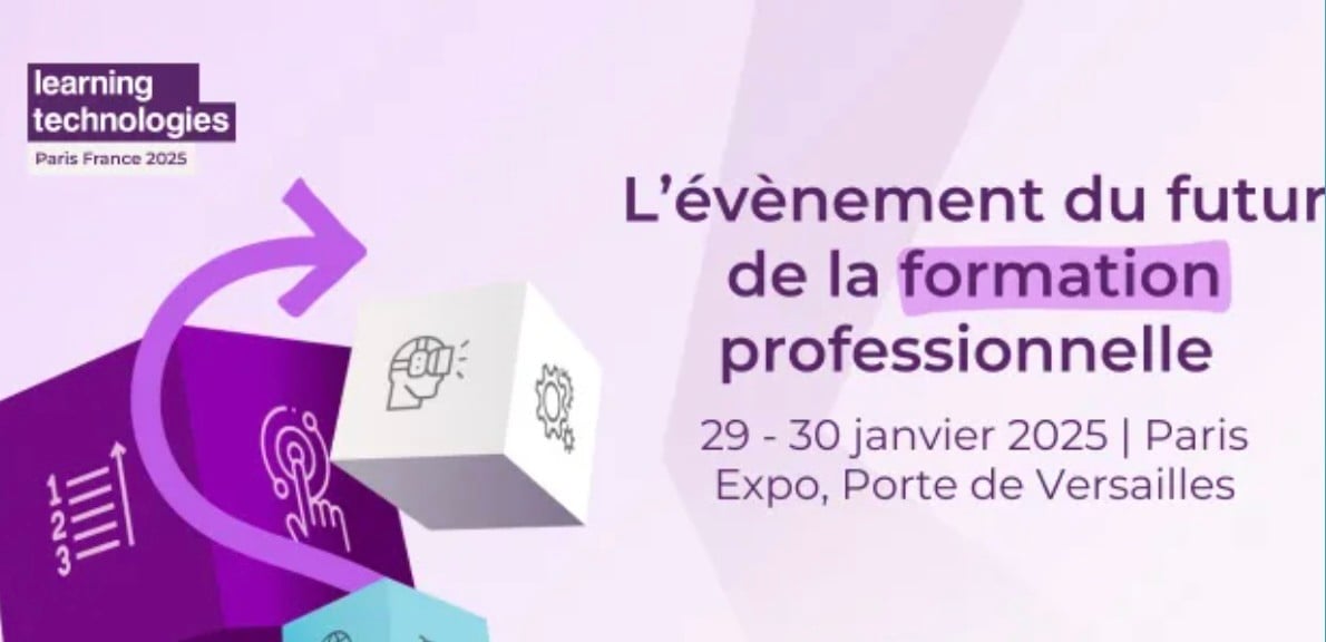 apolearn's tweet image. RDV à #LearningTechnologies France 2025 !
Rejoignez-nous les 29-30 janvier à Paris Expo Porte de Versailles. En tant que sponsor, nous sommes fiers de participer à cet événement majeur du #DigitalLearning qui réunira +10 000 professionnels !