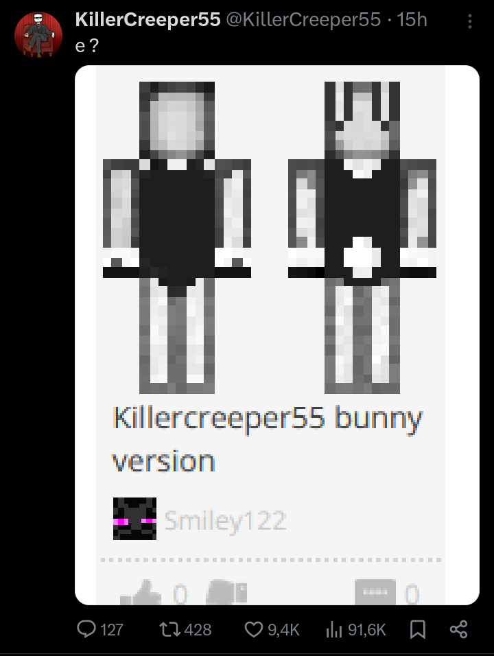 Ireiw___'s tweet photo. ola, yo también quería 

#CubiArtKiller #Killercreeper https://t.co/V7KxLnUIvg