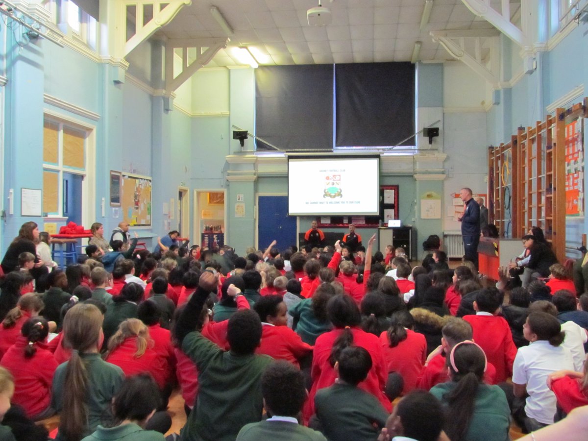 TheHiveLondon's tweet photo. Bees in the Community - Manorside and Tudor Primary Schools
Barnet FC players Callum Stead and Joe Kizzi along with Foundation Manager, Dan Barton, paid a visit to 2 schools in Barnet recently.
https://t.co/1aIyOSy3Vk
#BeesInTheCommunity #BarnetFC #YouthEngagement #FootballIn https://t.co/a5U6HbeAc7