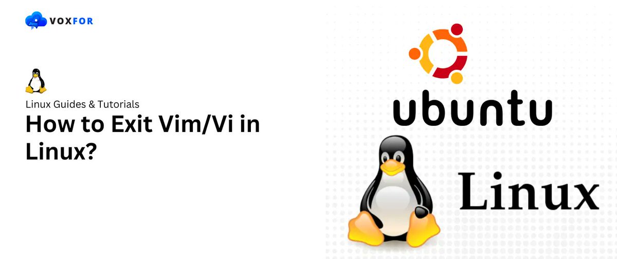 voxfor1's tweet image. 💡 Struggling to exit Vim or Vi in Linux? We&apos;ve got you covered!

Follow our quick guide to learn the essential commands for quitting, saving, and navigating Vim/Vi like a pro.

👉 voxfor.com/how-to-exit-vi…

#VimTips #LinuxCommands #TechGuides #SysAdminTools #OpenSourceSkills
