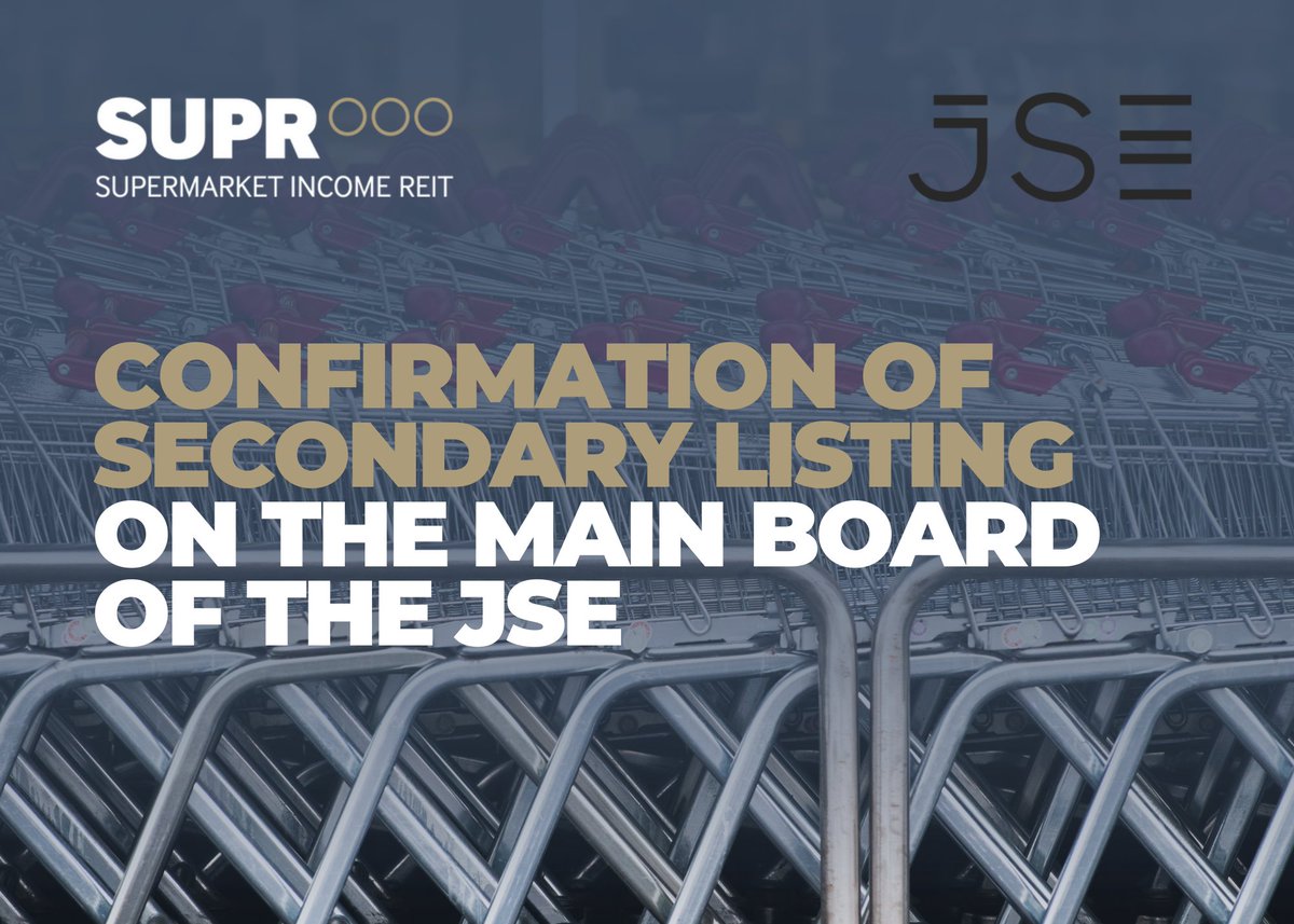 We are pleased to announce that our secondary listing on the Main Board of the <a href="/JSE_Group/">JSE</a> is now effective as of this morning.

Thank you to the team at PSG Capital who acted as Transaction Advisor and Sponsor in South Africa.
