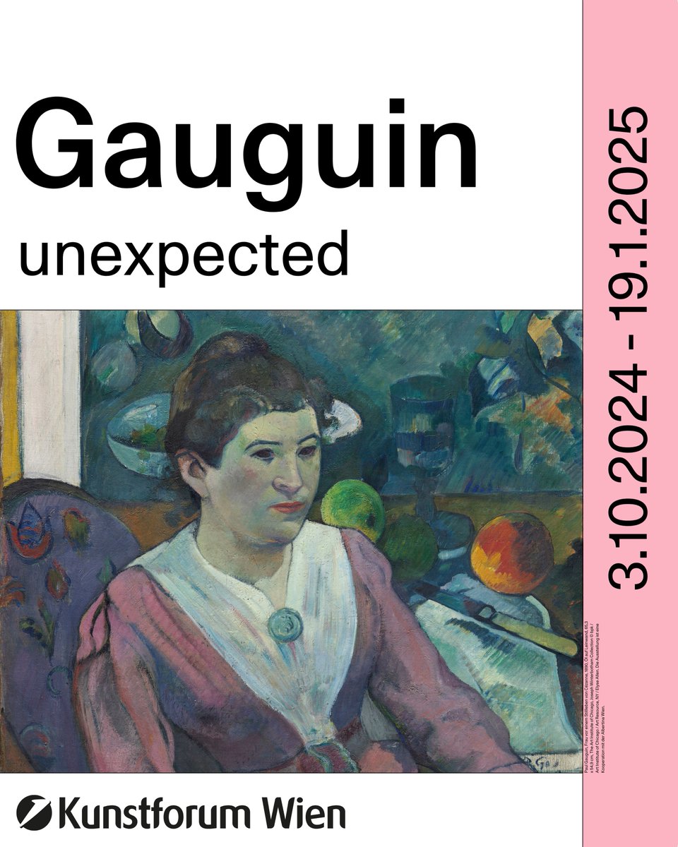 Nur noch bis 19. Jänner 2025: Die große Retrospektive zu Paul Gauguin – die erste in Ö seit fast 70 Jahren! Von seinen Anfängen als Postimpressionist bis zu seiner Rolle als Vater der Moderne zeigt sie alle Facetten seines Schaffens. #kunstforumwien