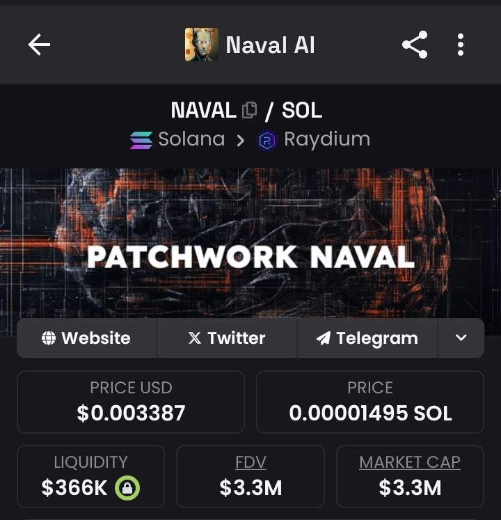 yumewgmi's tweet photo. Just adding $NAVAL to my Bags, the daily volume is huge, this could be run, In the next 7 days.

dips would be an opportunity long term, Dyor https://t.co/rkGPWxbdYS