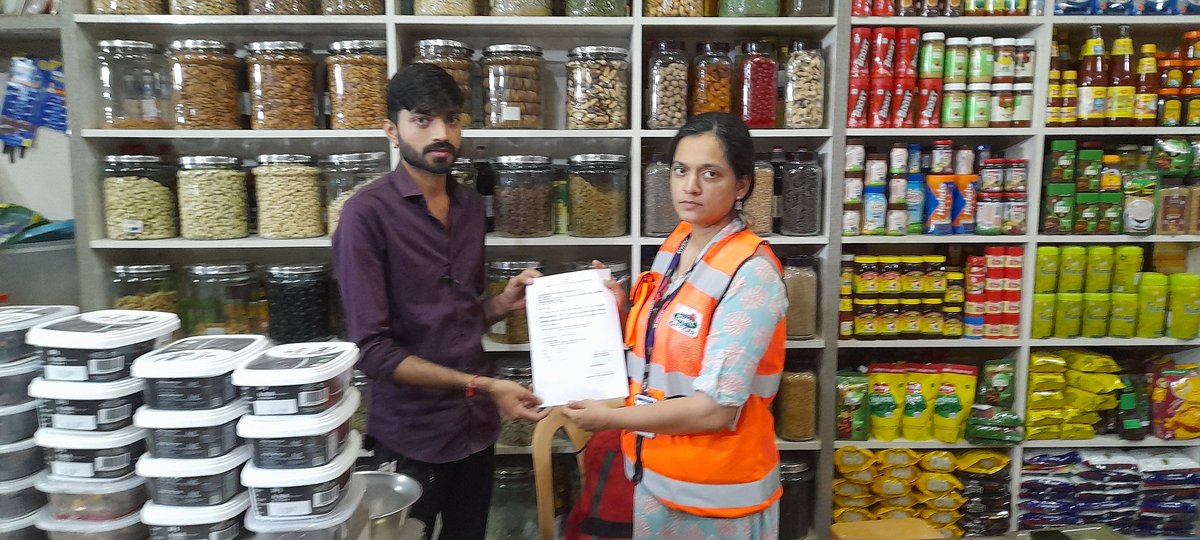Foodsafety_Slp's tweet photo. On 12/12/2024, the Food Safety Officer of Circle 19 inspected RR kirana and dry fruit shop, SK Nagar and lifted samples. https://t.co/lIqayAg7KT