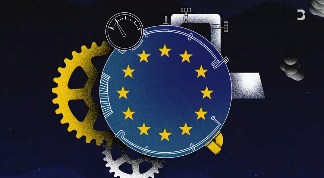 The EU is struggling to keep up. Low productivity and failure to invest have led to trillions in lost growth. With France and Germany in crisis, the continent risks losing its seat at the table bloomberg.com/news/videos/20… via <a href="/Alemrome/">Alessandra Migliaccio</a>