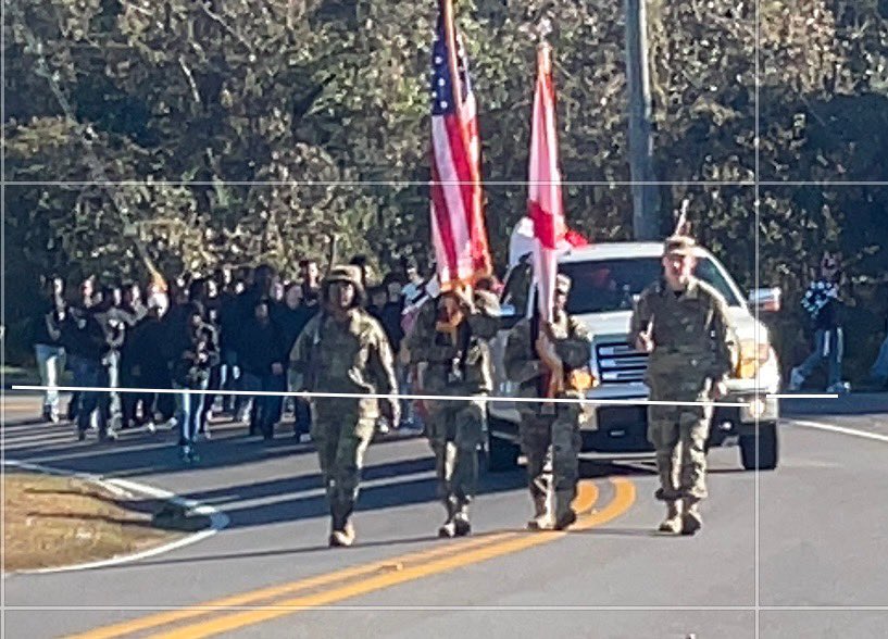 cw4_ret's tweet photo. Spartans BN!  Very thankful for the opportunity to serve as the Grand Marshall for this year’s PG Christmas parade. Good weather and great team building/ bonding for my cadets.@JEFCOCareerTech @pghs_spartans @JEFCOED @jwatkins97 @OGPrincipal @lauradware @bpspigpen https://t.co/ra9qCEea6L