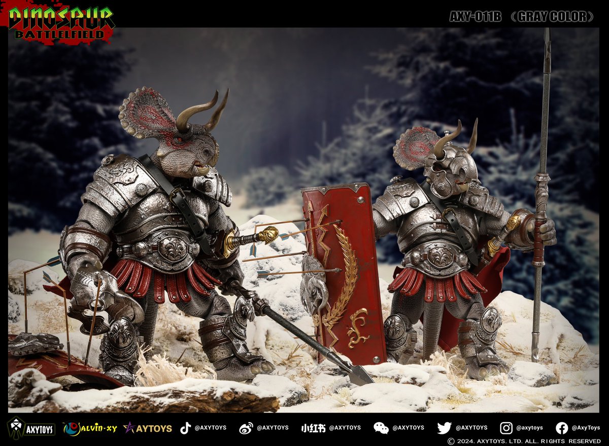 axytoys's tweet photo. Ready for the Snow Plain War #axytoys #dino #dinosaur https://t.co/QZvACUeU5P