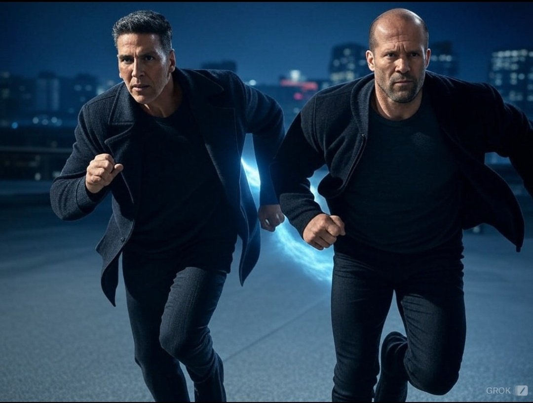 Imagine if these two are in an action film together🔥🔥.

#AkshayKumar x #JasonStatham