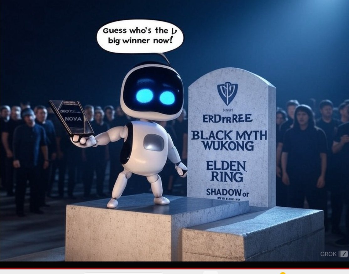 Ayishna_'s tweet photo. ? #GOTY #AstroBot #Gaming #SurpriseWin #GameoftheYearAstro Bot snags GOTY at #TheGameAwards📷, leaving #BlackMythWukong and #EldenRing in the dust! 🎉 The gaming community is in shock! What do you think,@IGN,@KindaFunnyVids,@Eurogamer,@GameSpot,@Polygon
📷 https://t.co/9YwDuqXln3