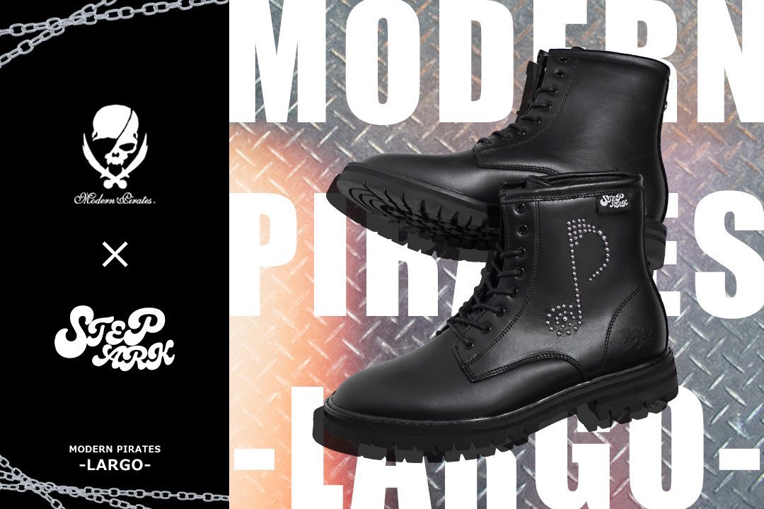 MODERNPIRATES14's tweet photo. ◉STEPARK x Modern Pirates

明日、12/14(土)よりお世話になっている大阪のTOPtoTOP by Hi CULTURE店さんとのコラボブーツを販売いたします‼️
（Modern Piratesからの販売はありません）

スタッズ加工は一つ一つ手作業で製作しています‼️
素敵な仕上がりになりました♪🩷

Modern Pirates Staff Nog https://t.co/lheO6xwy1e