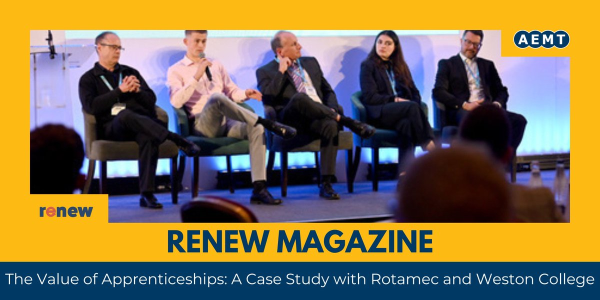 This case study highlights the practical strategies, successes, and challenges involved in building impactful apprenticeship programmes through the combined efforts of Rotamec &amp; Weston College.

theaemt.com/resource/the-v…