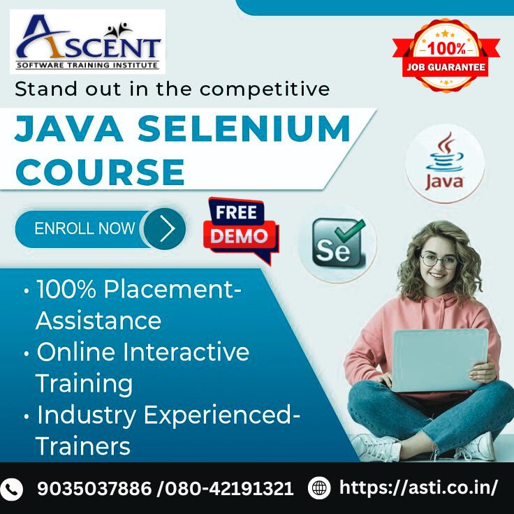 astidigital2024's tweet image. 🚀Java with Selenium 🚀
📢 Join our FREE Demo Class
🗓 Date: Monday
⏰ Time: 10:00 PM
📌 For moredetails:
🌐 Visitourwebsite: asti.co.in
📞 Contact us anytime:
📱 +91-9035037886
☎ 080-42191321
#JavaWithSelenium #AutomationTesting #SeleniumTraining #JavaProgramming