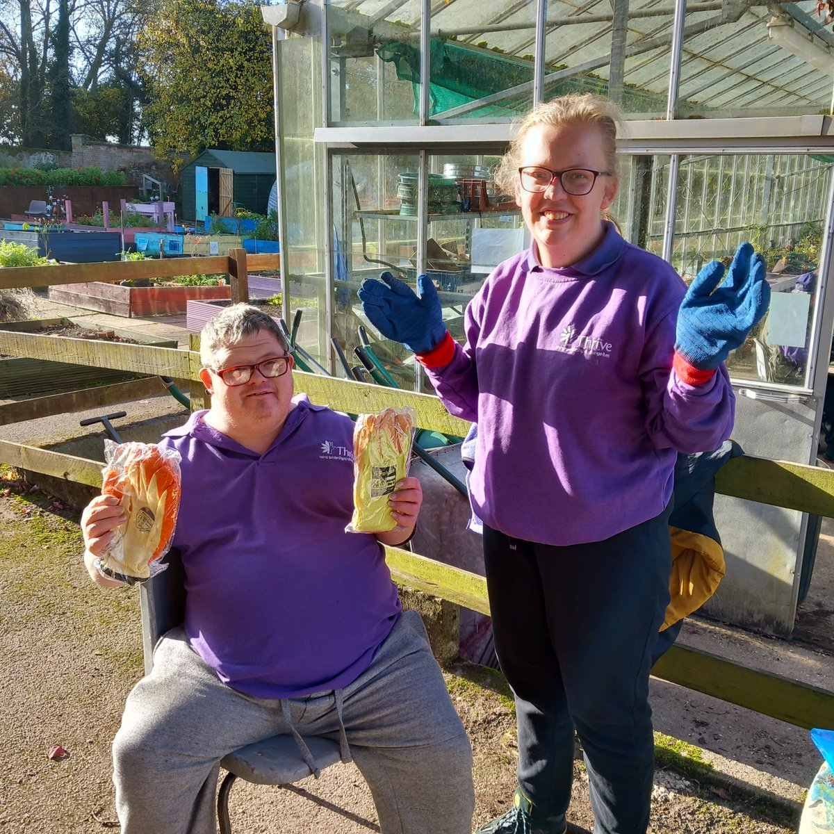 Thank you to The Worshipful Company of Glovers for all the gloves that we have been sent for use by the client gardeners at our three centres! 🧤