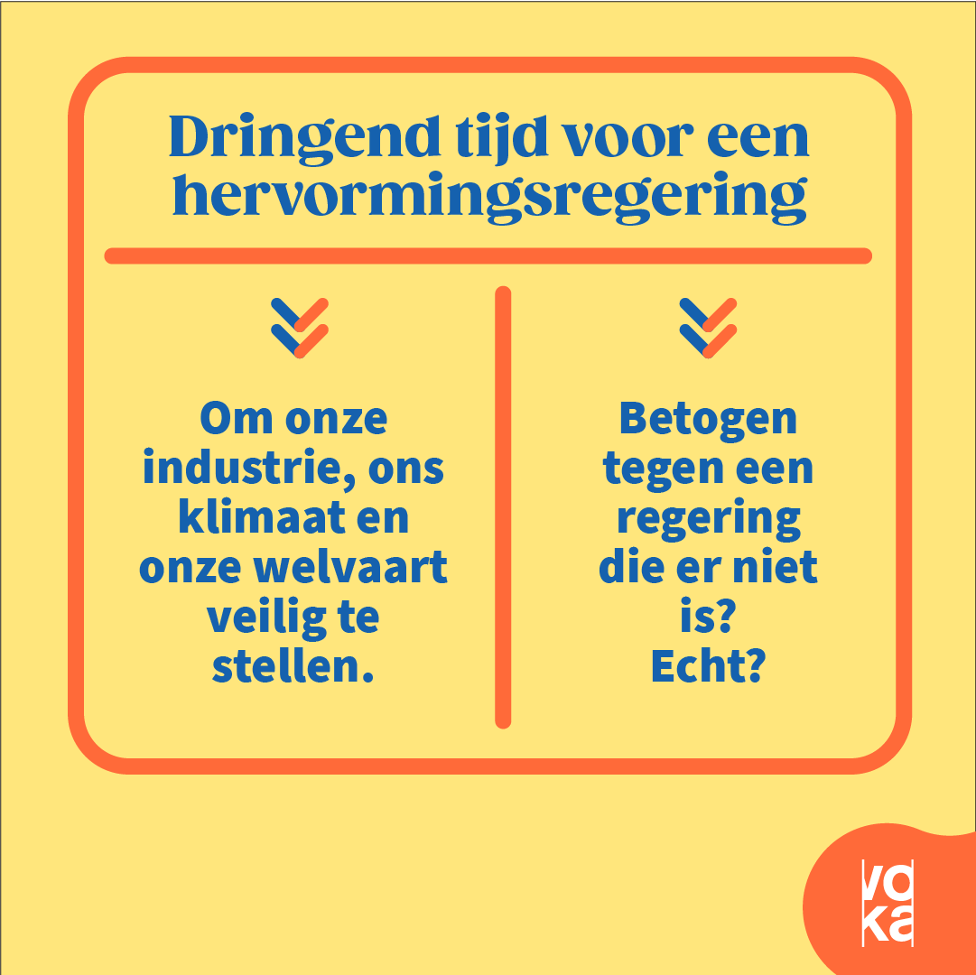 Vakbonden betogen tegen een regering die er nog niet is? Echt?
België heeft al:

👉 3e hoogste loonkosten van Europa
👉 Torenhoge vermogensbelastingen
👉 Een begrotingstekort van 41 miljard in zicht

Zonder hervormingen ondermijnen we onze eigen toekomst. Dringend tijd voor een