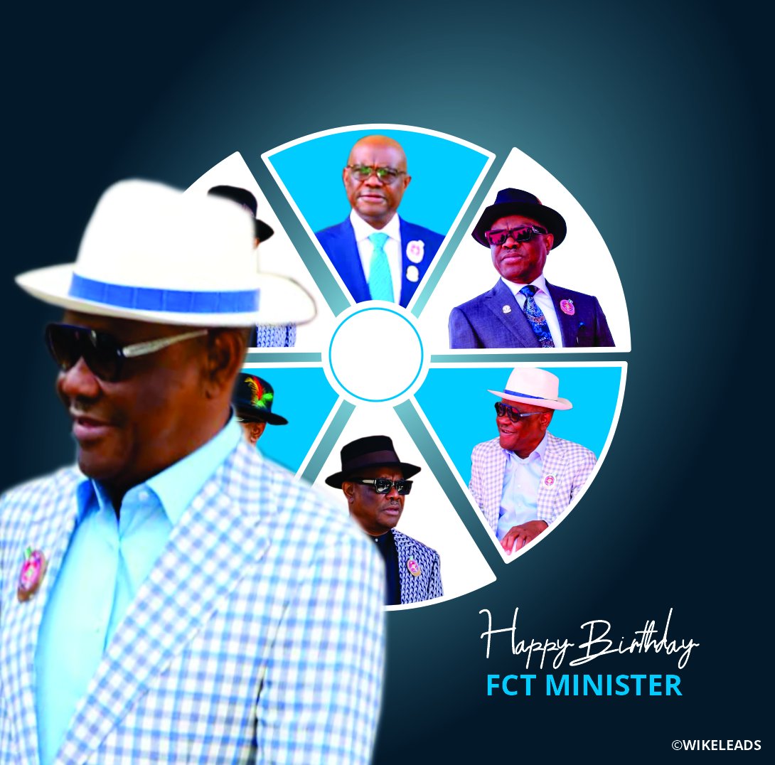 marvelchenko's tweet photo. Happy Birthday Leader, H.E Chief Barr. Nyesom Ezenwo Wike, CON, GSSRS
Hon. Minister of FCT, Abuja

#Wike https://t.co/5HQERlytyK