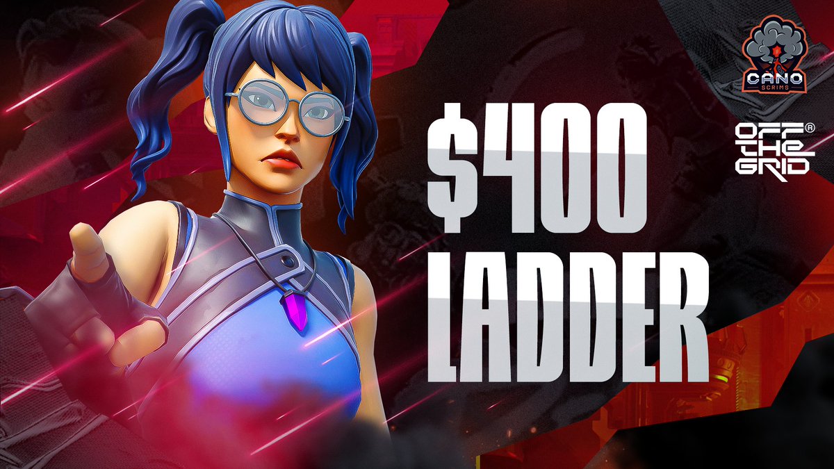 ANOTHER LADDER!?💰🪜

$400 Cano X Off The Grid Trio Ladder

Date: Saturday, 14/7, 6PM AEDT

More information can be found within Cano Scrims!