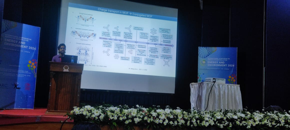 Abdul Khayum Mohammed (@khayum_sc) on Twitter photo Honored to deliver an invited talk at IMEE 2024, organized by IUCND, CUSAT. I presented on "Scalable MOFs for Energy Storage," showcasing research from <a href="/KhalifaUni/">جامعة خليفة للعلوم والتكنولوجيا</a> in collaboration with other institutes. Grateful for this opportunity and connect with brilliant minds!
#IMEE2024 Honored to deliver an invited talk at IMEE 2024, organized by IUCND, CUSAT. I presented on "Scalable MOFs for Energy Storage," showcasing research from <a href="/KhalifaUni/">جامعة خليفة للعلوم والتكنولوجيا</a> in collaboration with other institutes. Grateful for this opportunity and connect with brilliant minds!
#IMEE2024