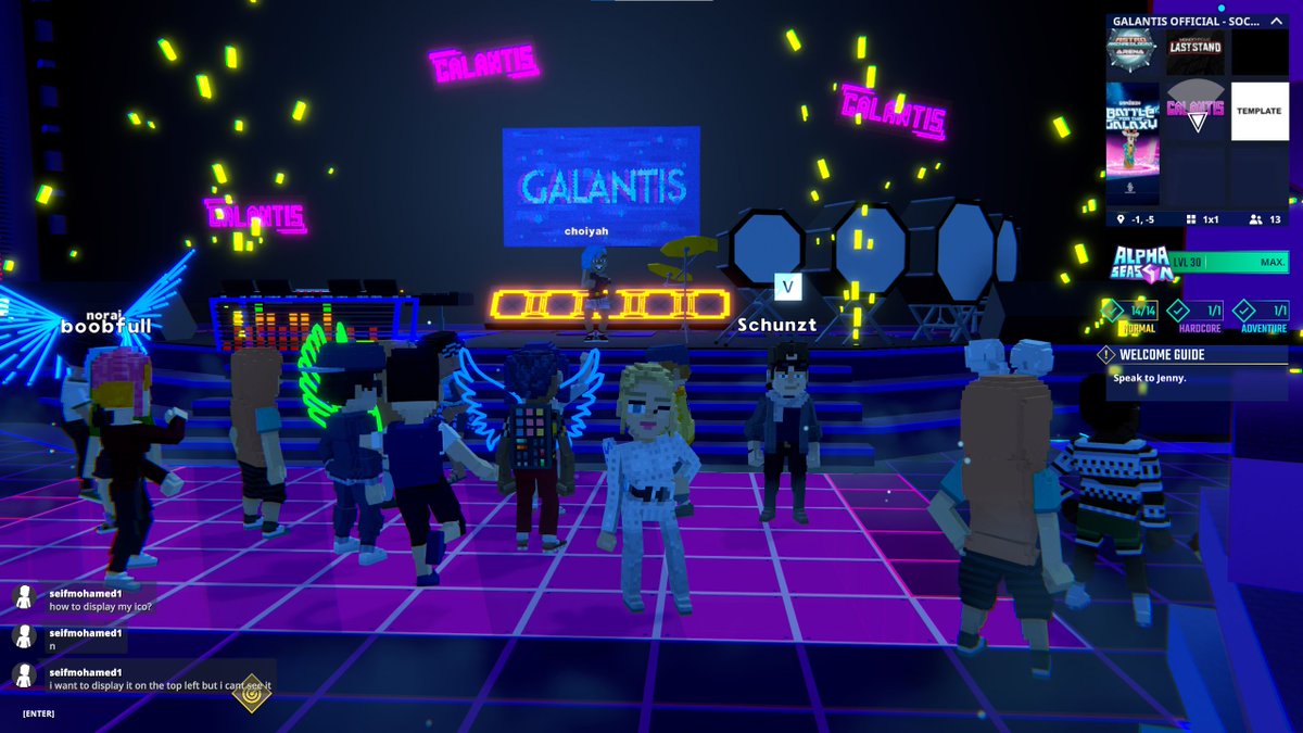 GamiiingTVQC's tweet photo. Rocking out at the @wearegalantis Stage in @TheSandboxGame. The virtual crowd is going wild! 🎉🔊 https://t.co/PJmWdD2uSC #TheSandbox #AlphaSeason4 #AS4SocialChallenge https://t.co/5vxzM9FNef