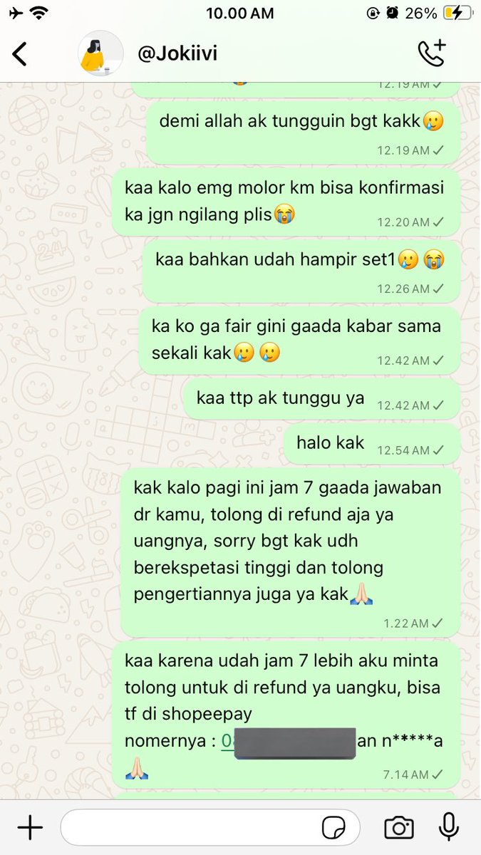 tiar1chee's tweet photo. ⚠️ PENIPU
jangan percaya sama dia guys, sumpah joki tipuan ini #jokitugaskuliah https://t.co/raMhlqDMI0