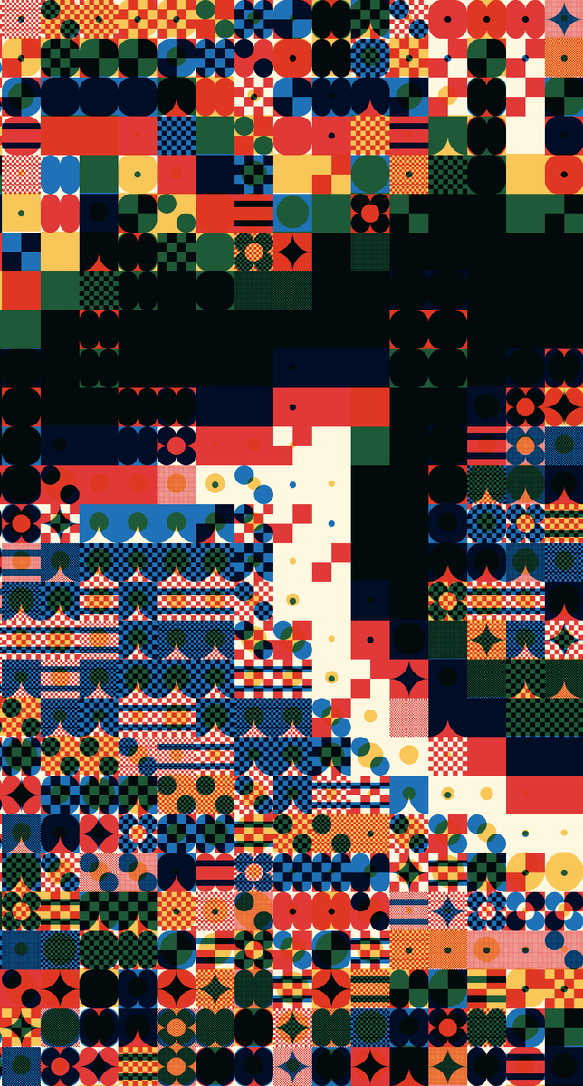 FigsFromPlums's tweet image. Elemental Test pattern by io Design Company