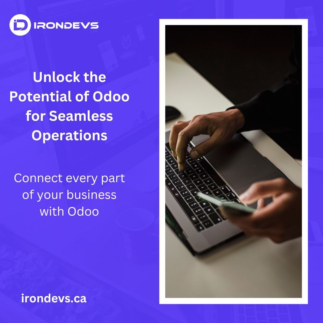 Irondevsdigital's tweet image. Imagine having all your business operations seamlessly connected in one platform!  Simplify processes, enhance collaboration, and drive results like never before with our Odoo expertise.

#OdooEnterprise #BusinessAutomation #EdmontonBusiness #IronDevsDigital