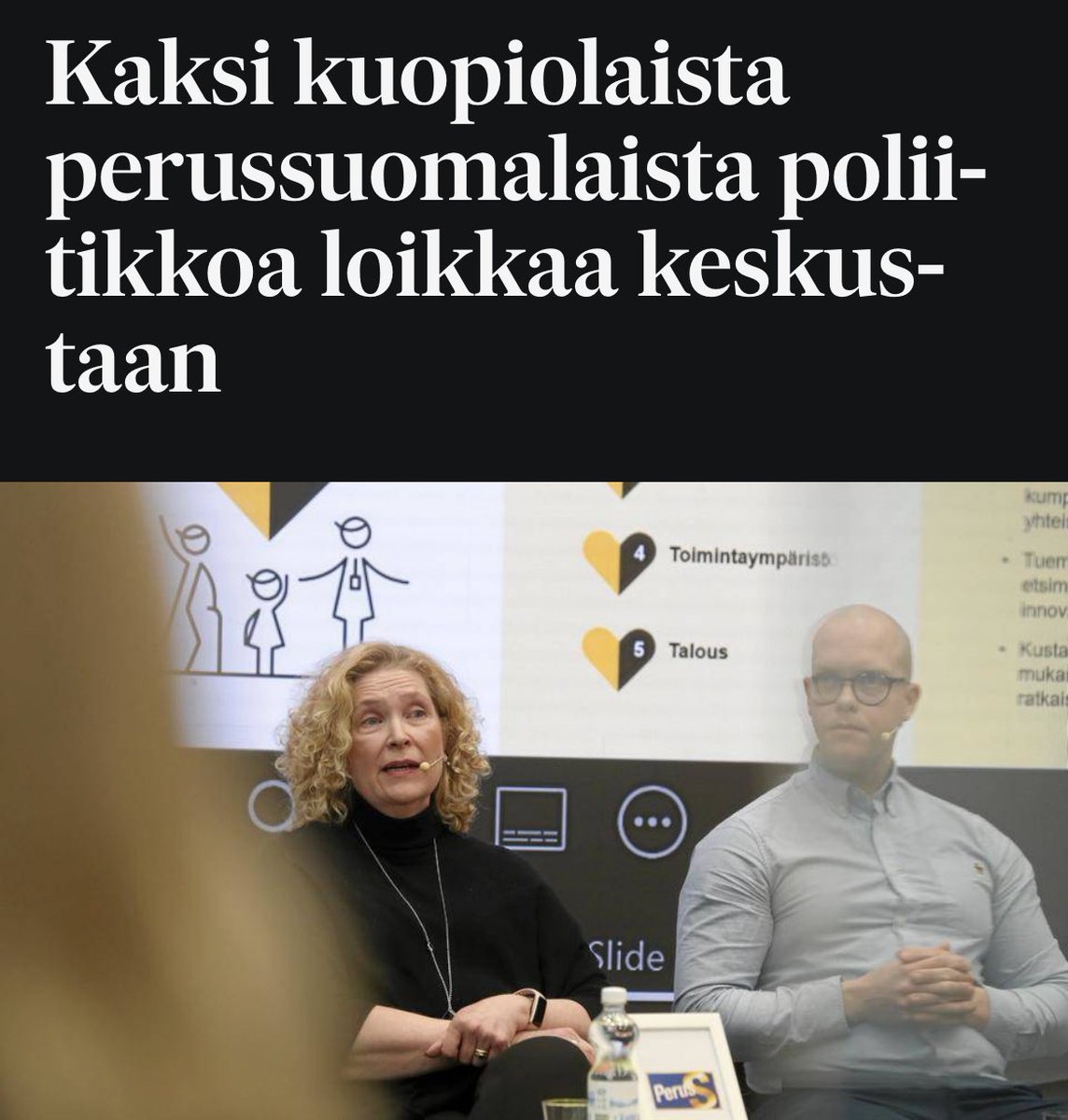Lämpimästi tervetuloa Keskustaan, perussuomalaisten aluepäättäjät Vuokko Hämäläinen ja Outi Peltola. 

Yhdessä lähipalveluiden puolesta!

savonsanomat.fi/paikalliset/81…