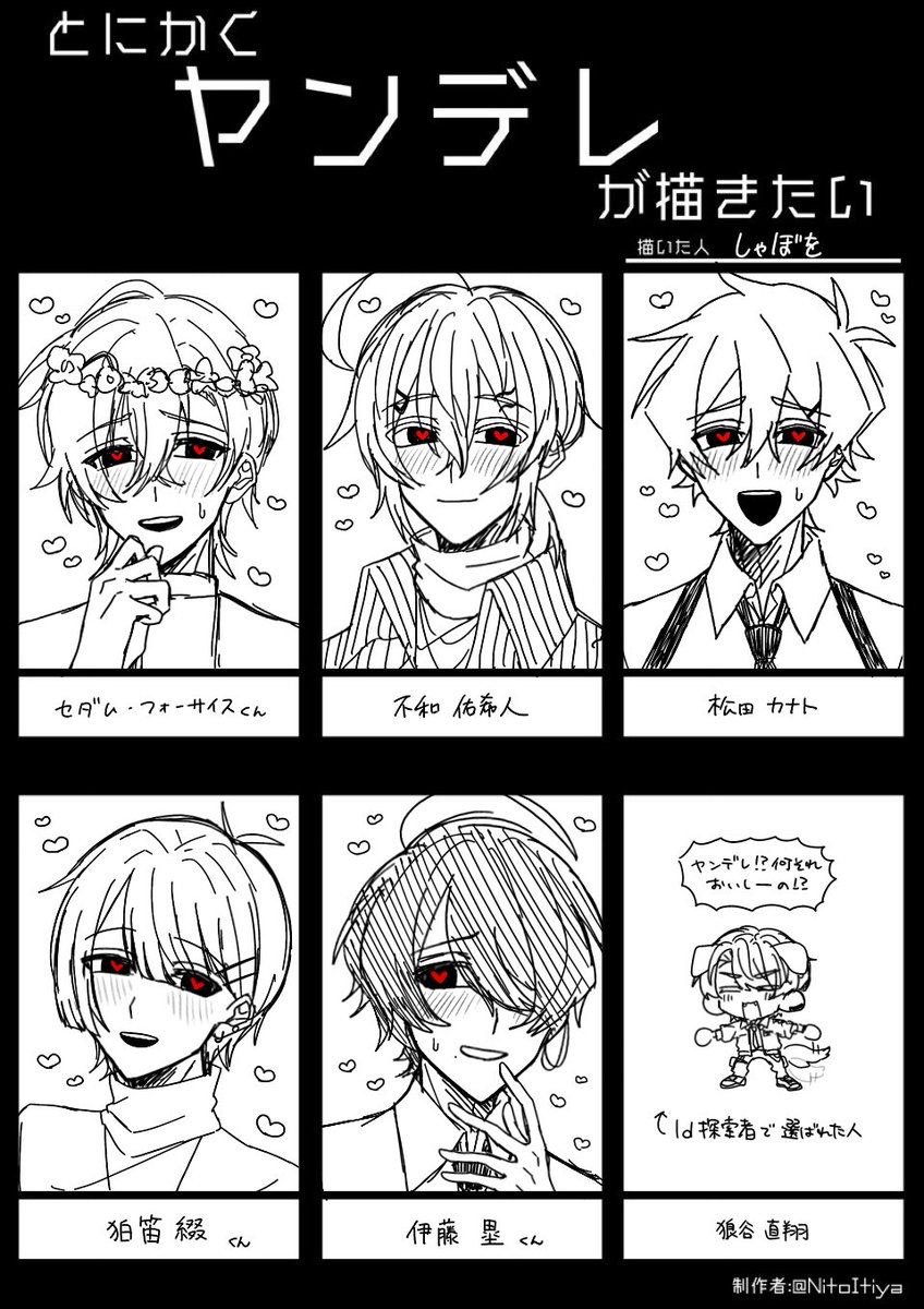 クソ雑ではあるんですができた‼️
よその子お借り致しました🙇‍♂️ 