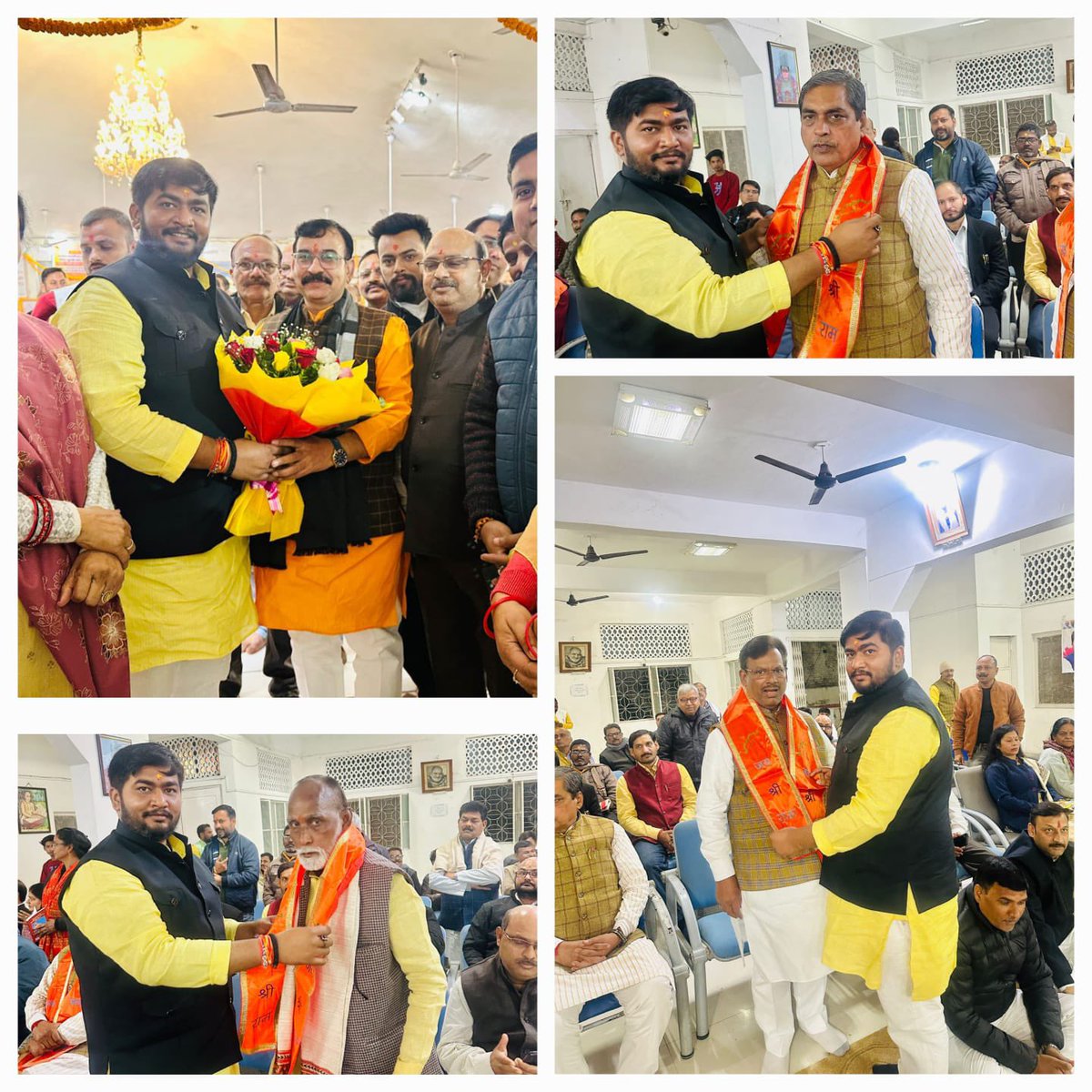 bjp_manvendra's tweet photo. प्रदेश उपाध्यक्ष भाजपा/ नोएडा विधायक मा० @PankajSinghBJP जी के जन्मदिवस पर हनुमान सेतु मंदिर पर सुंदर कांड पाठ आयोजन कर पंकज भैया के दीर्घायु होने की कामना की। https://t.co/iYSaHlhcMM