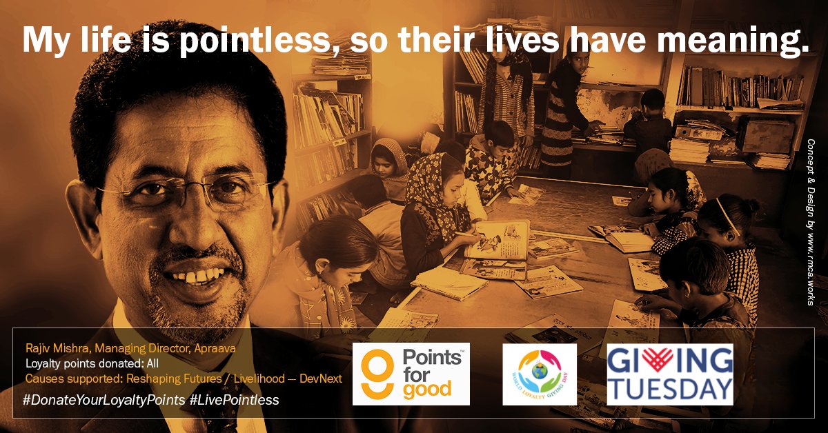 points4good's tweet image. Embrace the spirit of the season by giving more and living pointless! Let your loyalty points spread joy and create moments of kindness. Together we can make this festive season truly enchanting.

Visit pointsforgood.org to donate to donate your points
#makeeverypointcount