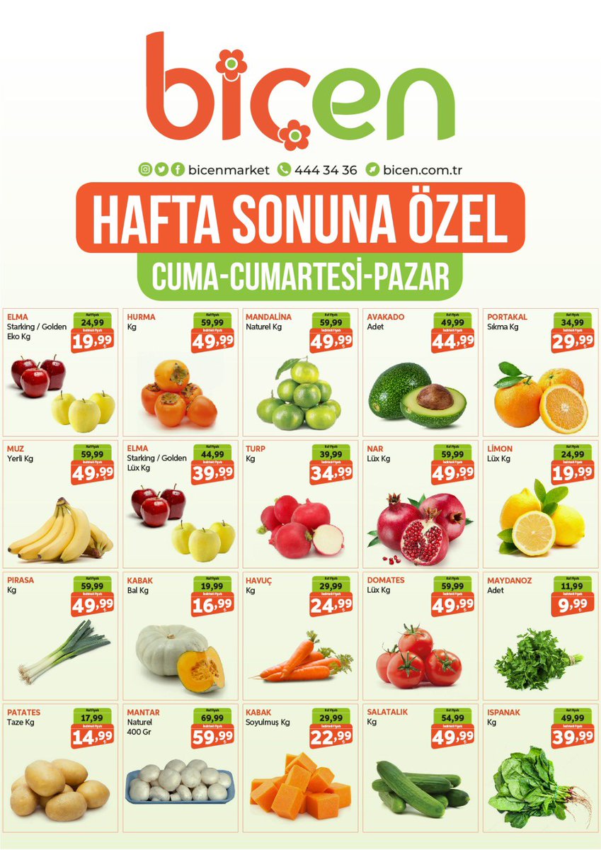 Cumadan Pazara İndirim Fırsatları için #gelsene 💚