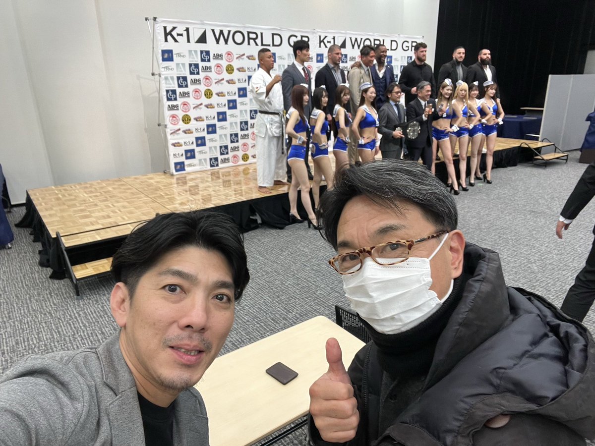 sports1020n's tweet photo. K-1の実況は明日で最後です。
精一杯頑張ります。
これまでありがとうございました！
#K1worldGP https://t.co/dSXnbIEFBI