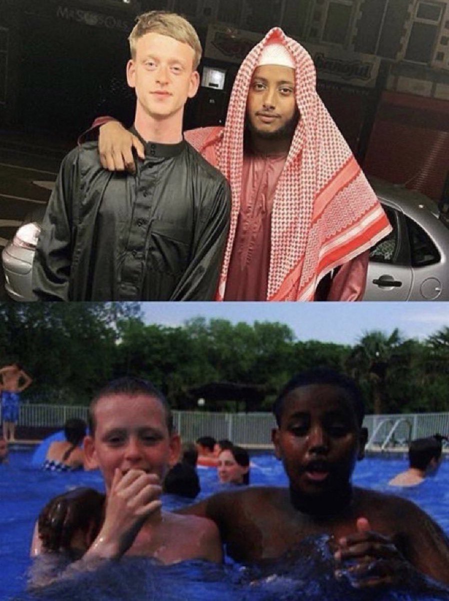 HalalNation_'s tweet photo. His childhood friend embraced Islam ❣️ https://t.co/M6g9E6hkRq