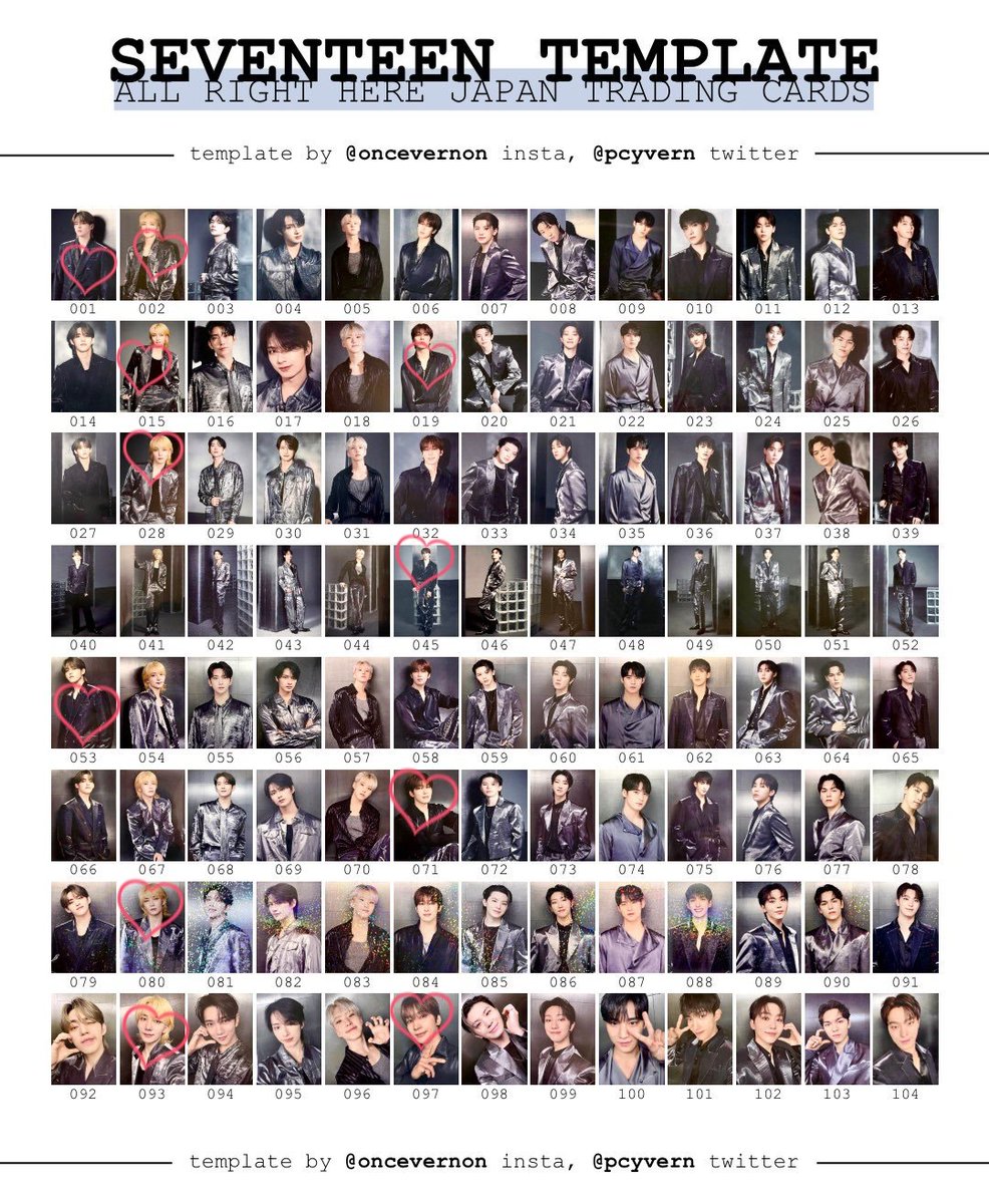 セブチ SEVENTEEN 交換 トレカ

譲）画像

求）3枚目♡がついているもの
    ステッカーシール ウォヌ、ジョンハン

その他、異種交換️⭕️
郵送又は、22日会場交換
交換が難しい場合、♡でのお返事とさせていただきます。
お気軽にお声掛けください🙇‍♀️
