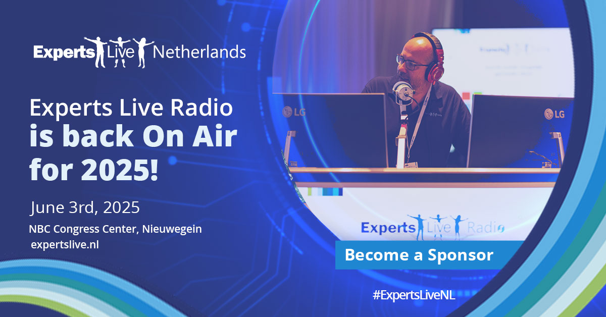🎙️ Experts Live Radio is Back ON AIR for 2025! 🎙️
 
This is your chance to connect with your target audience in a unique and impactful way! We’re looking for organizations that want to amplify their message and make a lasting impression during Experts Live Netherlands 2025.
 
📢