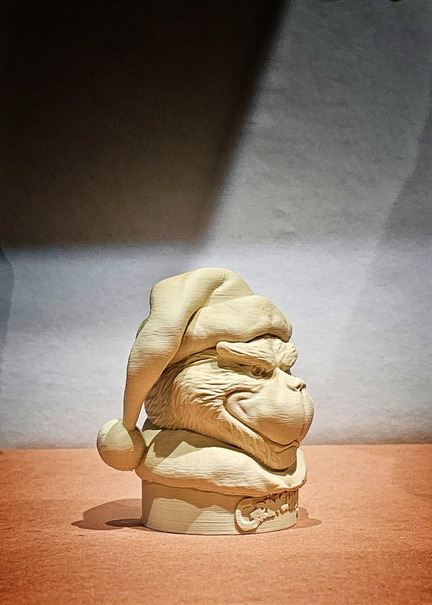 Saddex3D's tweet photo. Grinch-mas sculpt

https://t.co/OU8C0hLANQ

#Grinch #Grinchmas #Christmas #3Dprinting 

If you like it you can download it at @Cults3D for a coffee

Merry Grinchmas https://t.co/7f9F3mkbHE