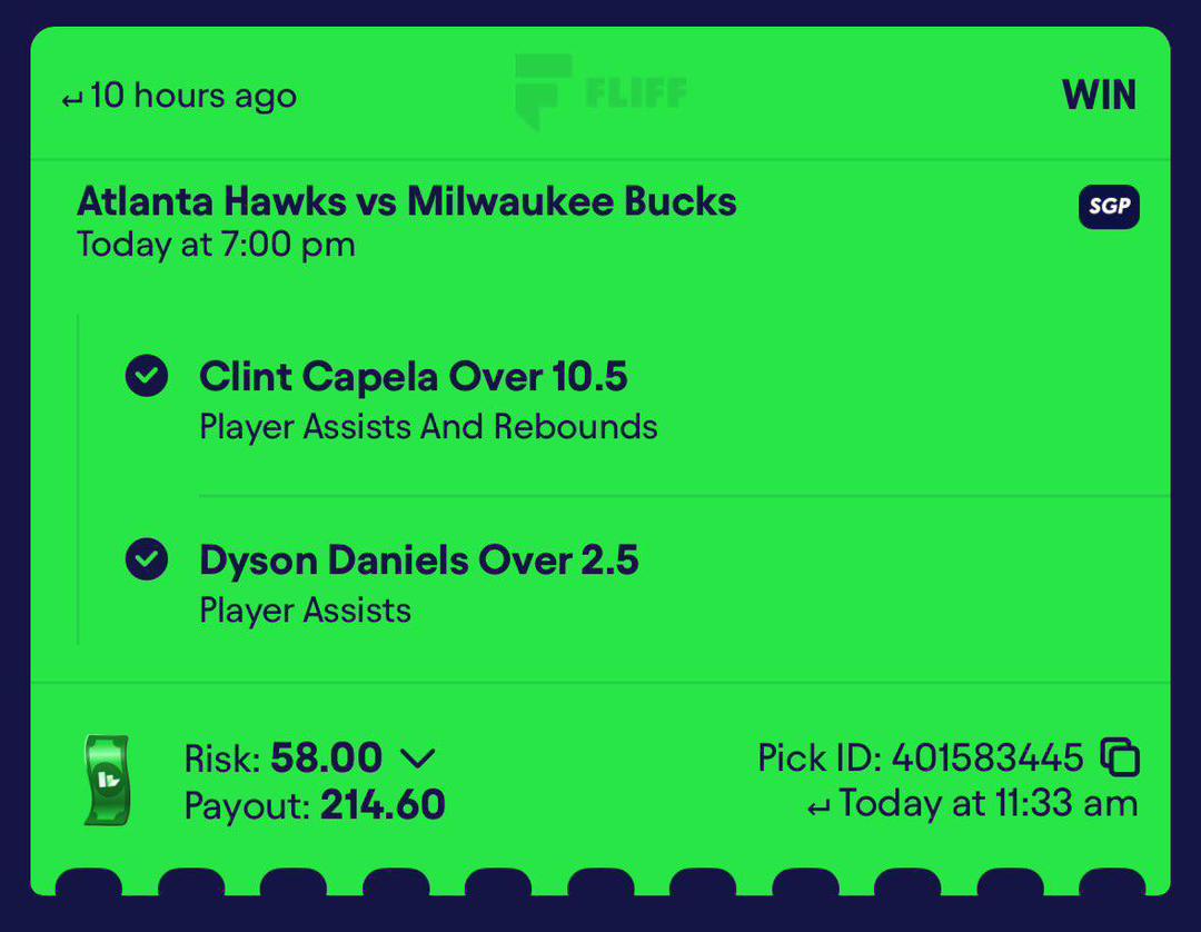 Y’all looking for MLB,NBA NHL Always on the win streak 💯 I'm adding y'all to the group NBA,MLB ,WNBA, CS2  picks ready  join with the link below ⬇️

t.me/+UDxcl7T-_71jZ…

#gamblingtwitter #sportsbetting #prizepicks #prizepicksnfl #prizepicksmlb #prizepicksnba #prizepickscfb