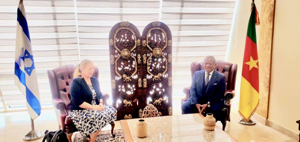 In #Yaunde, met with H.E, Mr. Joseph Dion Ngute, Prime Minister of Cameroon. The long standing engagement of <a href="/MASHAVisrael/">MASHAV Israel🎗️</a> with the country is reflected in the bilateral relationship, focused on agriculture, public health and innovation <a href="/IsraelMFA/">Israel Foreign Ministry</a> <a href="/IsraelinCM/">Israel au Cameroun</a>