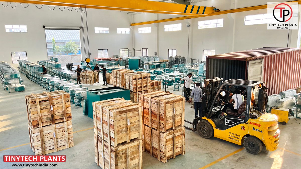 tinytechindia's tweet photo. Dispatch unit of TINYTECH PLANTS

TINYTECH OIL EXPELLER, RAJKOT, GUJARAT, INDIA. 

To get more details contact us on
whatsapp - +919227505254
Website - https://t.co/gmTAJ6wzLY

#oilmill #oilexpeller #oilextractionmachine #oilpress #expeller #tinytechplants #oilexpellermachine https://t.co/uxMGMNRbey