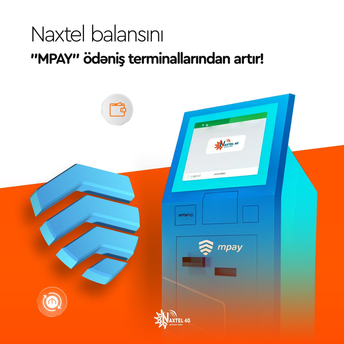 Naxtel ödənişlərini artıq MPAY ödəniş terminalından rahatlıqla həyata keçirə bilərsən. 🤩

#Naxtel #Naxtel4G #Gələcəyədoğru #MPAY