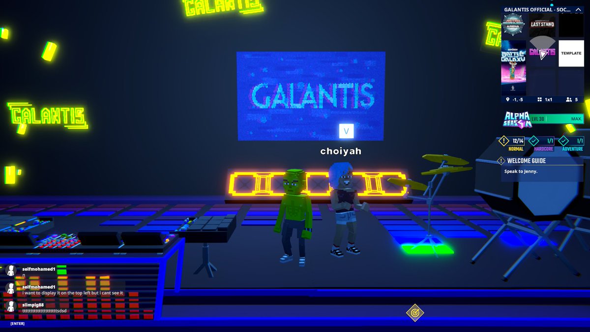 Moblytic's tweet photo. Rocking out at the @wearegalantis Stage in @TheSandboxGame. The virtual crowd is going wild! 🎉🔊 https://t.co/8qM3JmBV3K #TheSandbox #AlphaSeason4 #AS4SocialChallenge https://t.co/7bFrUbk6IM
