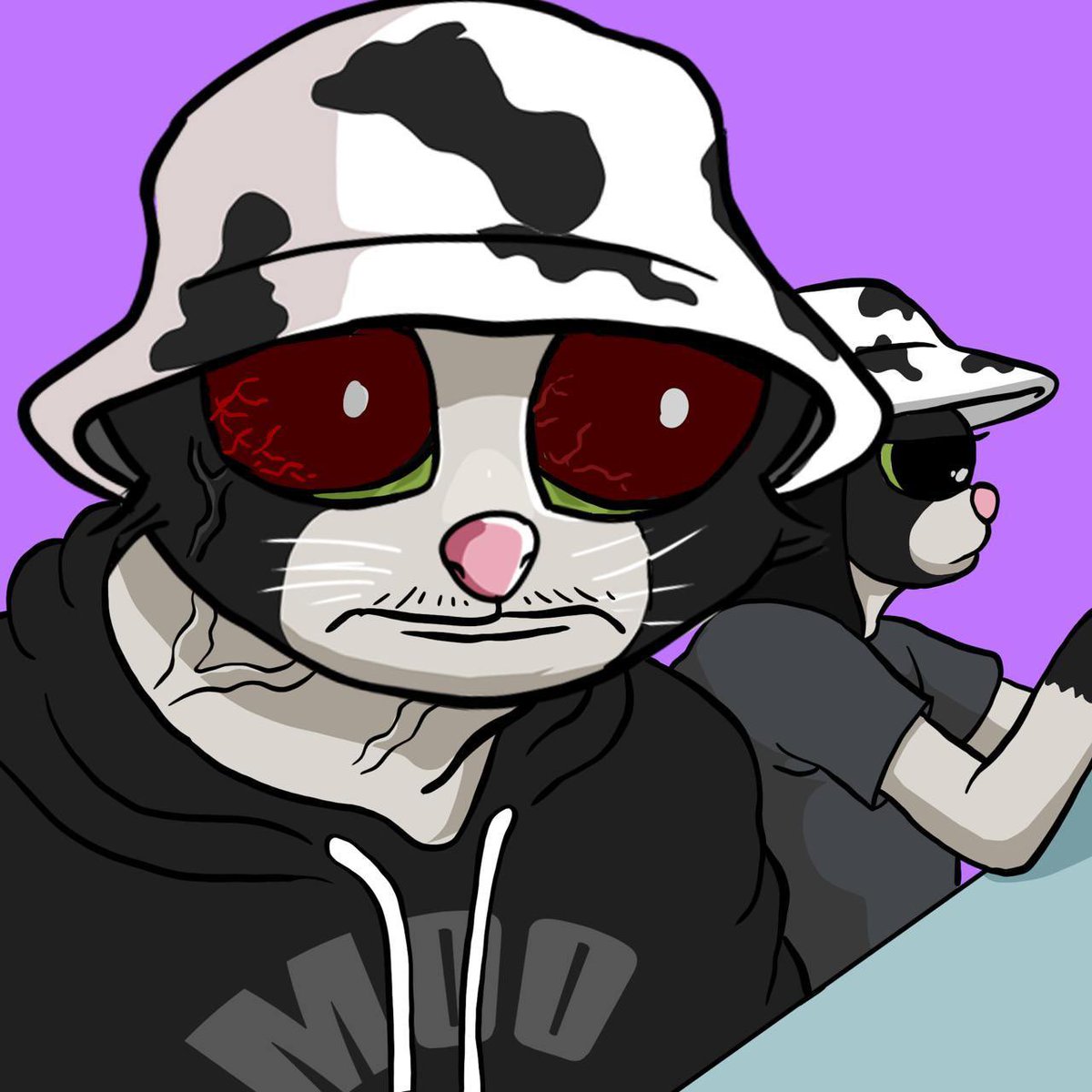 Lightwillburn's tweet image. @lynk0x sending you the $MooCat all day and all night ❤️

Never stop the grind till you achieve a goal or more then one lfmooo