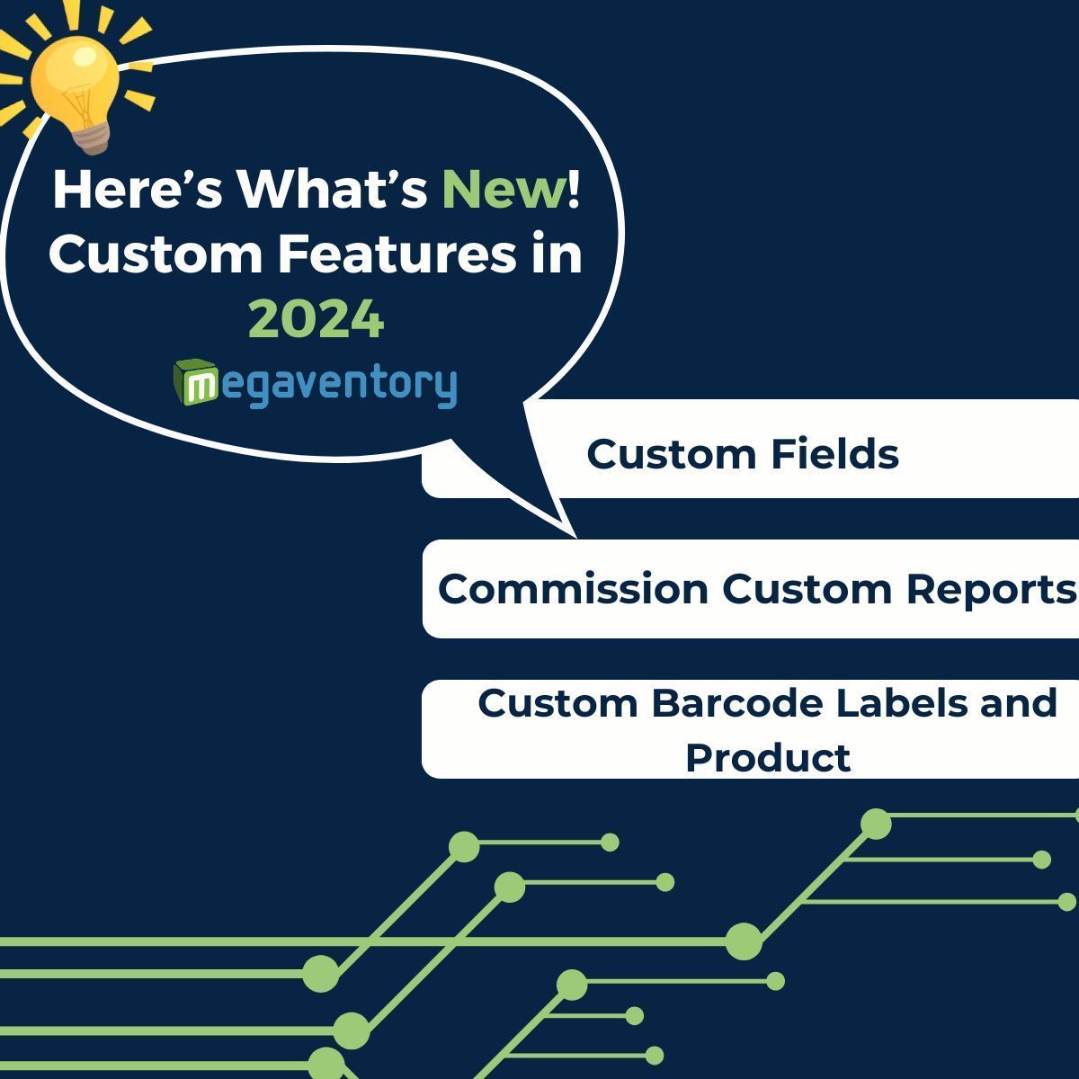 megaventory's tweet image. 2024 Recap: Custom Features Edition!
 Custom Fields
🔍 buff.ly/3OB3uYn
Commission &amp;amp; Custom Reports
🔍buff.ly/4fTWJgB
Custom Barcode Labels
🔍 buff.ly/4eV6Obz
#Megaventory #CustomFeatures #BusinessGrowth #InventoryManagement #TechInnovation #SaaS