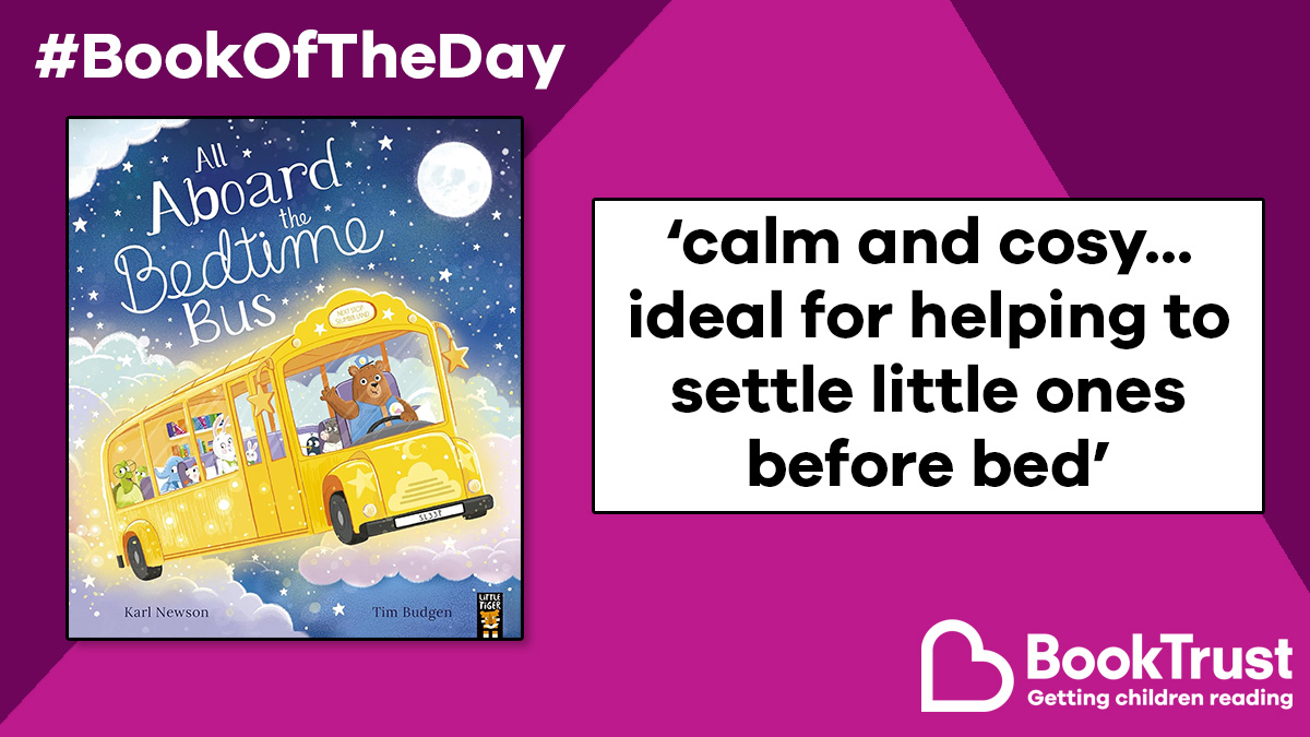BookTrust (@booktrust) on Twitter photo Our #BookOfTheDay is a pretty bedtime book complete with cute animals, soft rhyming text, reassuring visuals and a little song.
It's #AllAboardTheBedtimeBus from <a href="/Karlwheel/">Karl Newson ๐</a> and <a href="/timbudgen/">Tim Budgen โ</a>:
booktrust.org.uk/book/a/all-aboโฆ <a href="/LittleTigerUK/">Little Tiger Books</a> Our #BookOfTheDay is a pretty bedtime book complete with cute animals, soft rhyming text, reassuring visuals and a little song.
It's #AllAboardTheBedtimeBus from <a href="/Karlwheel/">Karl Newson ๐</a> and <a href="/timbudgen/">Tim Budgen โ</a>:
booktrust.org.uk/book/a/all-aboโฆ <a href="/LittleTigerUK/">Little Tiger Books</a>