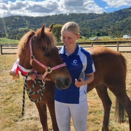 🧡 Pony of the Week: Axel! 🧡 Ruby from Ringwood Horse &amp; Pony Club, VIC, found her perfect partner in Axel, a 14hh bush pony:

"When I sat on Axel, I just felt safe. He takes care of me...even when he may be nervous. He tries his heart out for me."

Every rider deserves an Axel!