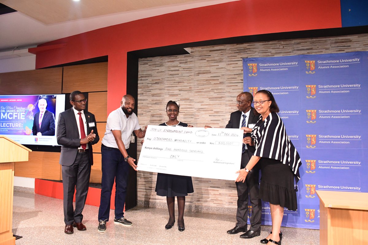 StrathU's tweet image. “If you can make a profit, you must also do good.”

Dr. James Boyd McFie’s #OneMoreClass on Sustainable Reporting and ESG Standards was a masterclass in balancing People, Planet, and Profit. 

Read more 👉strathmore.edu/news-articles/… 

#Sustainability #ESG #SUreFuture