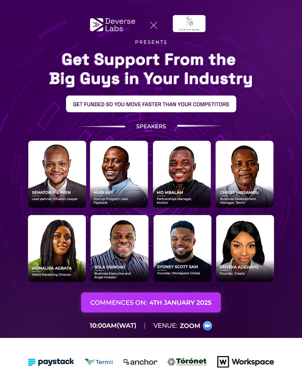 deverse_labs's tweet image. Get access to pitch to investors and be part of investors deal room by Joining Now.

kindly fill the form below, forms.gle/nMAS7k4AKaXdPu…

#AcceleratingActionTogether  #fundingtips #2025